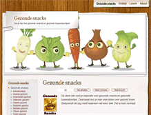 Tablet Screenshot of gezondesnacks.net